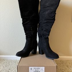 Black Over The Knee Boots