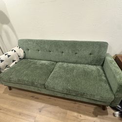 Green Midcentury Modern Couch