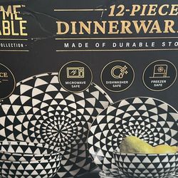 Thyme And Table 12 Piece Dinnerware Set