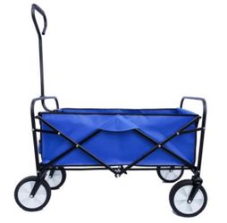 NEW Blue Belle Garden Shopping Folding Wagon Beach Cart in Blue