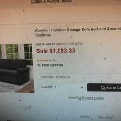 Brand New Abbyson Sofa For Small Places
