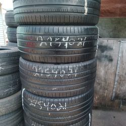 275/40/21 Good Run Flat Used Tires Asking 400& 