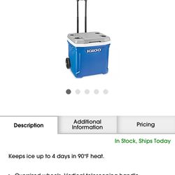 Igloo Cooler With Wheels 