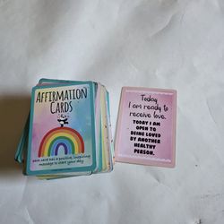 Affirmation and scripture cards