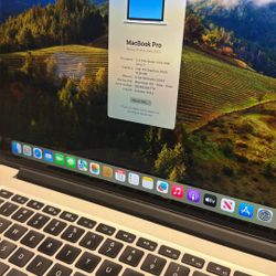 MacBook Pro 15-inch 2015 8GB 512 SSD Microsoft Office Installed 