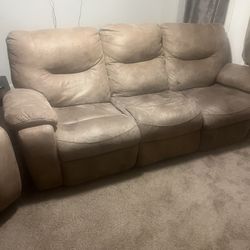 Reclining Couch And Chair 