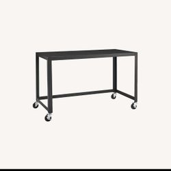 Cb2 Go Cart Metal Desk On Wheels