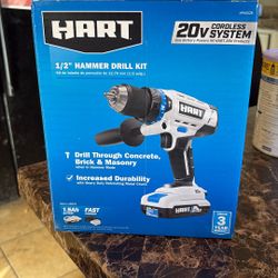 Hart 20v 1/2” Hammer Drill Kit 
