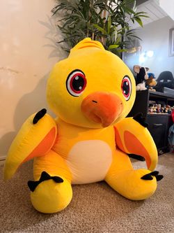 Jumbo Chocobo Plush (Final Fantasy) – Excellent Condition