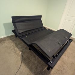 Queen Size Adjustable Bed Base With Remote, Vibration, USB Ports