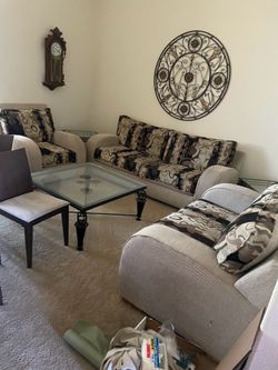 Couch, love seat and a chair