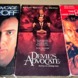 Vintage VHS: FaceOff/ Devil’s Advocate/Ghost in the Darkness 