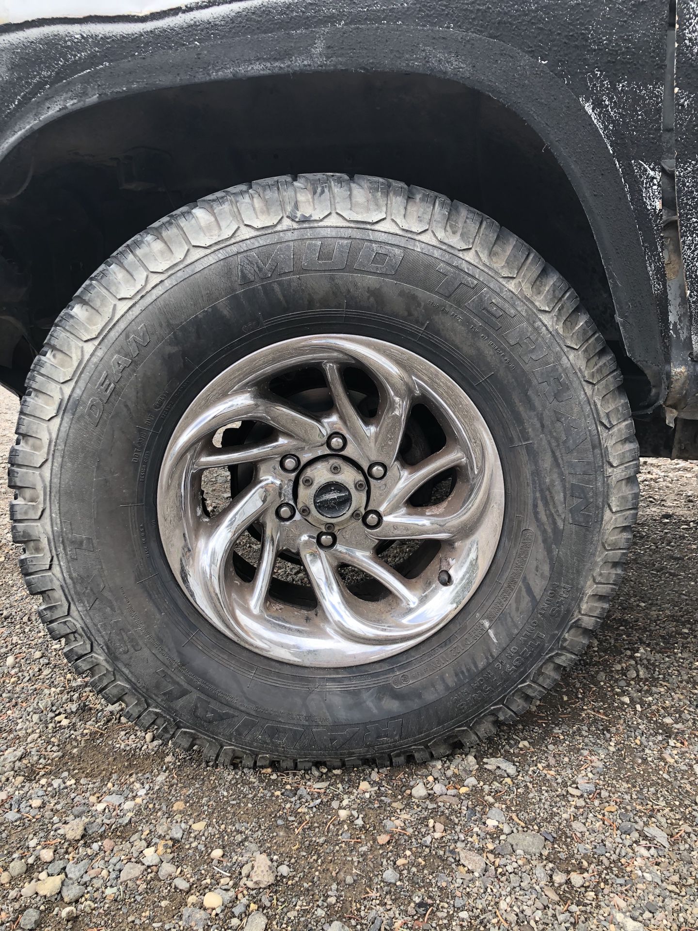 Tires with 16 inch rims full set with good tread