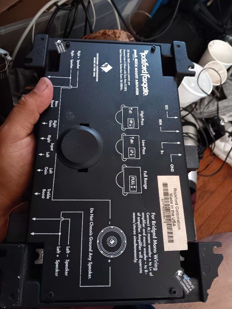 Rockford Fosgate Punch 401x Mossfet Amp