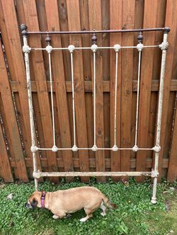 twin bed frame head and foot, pickup only