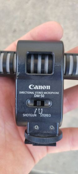 Canon DM-50 Directional Stereo Microphone for a Camera