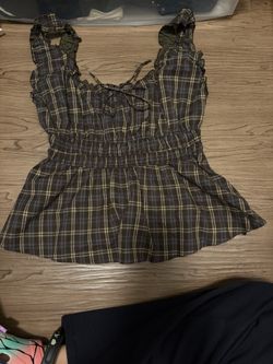 Emo Grunge Y2K Flowy Top
