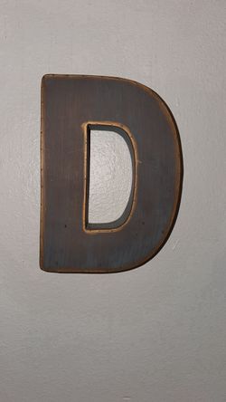 Wall Art Letter D