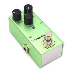 Electric Guitar Effects Pedal True Bypass DC 9V Vintage Overdrive