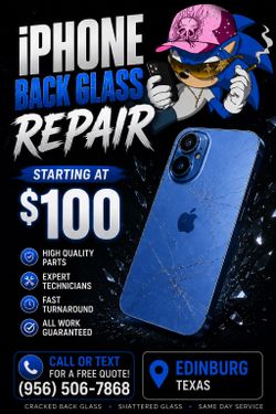 iPhone Back Glass Fix
