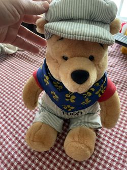 Vintage Train Conductor Winnie The Pooh
