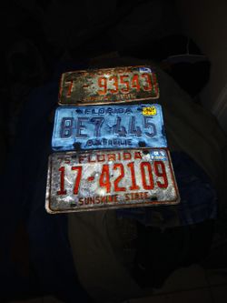 Three vantage florida tags