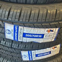 SET OF TIRES 205/70/16