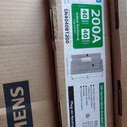 200amp Siemens Indoor Panel Box