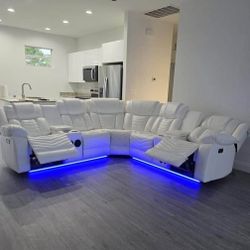 Recliner Sectional Sofa ⭐️ Sofá Seccional Reclinable 🚚Delivery Available 💨