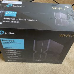 TP-Link Archer BE9300 Tri-Band Wi-Fi 7 Router New
