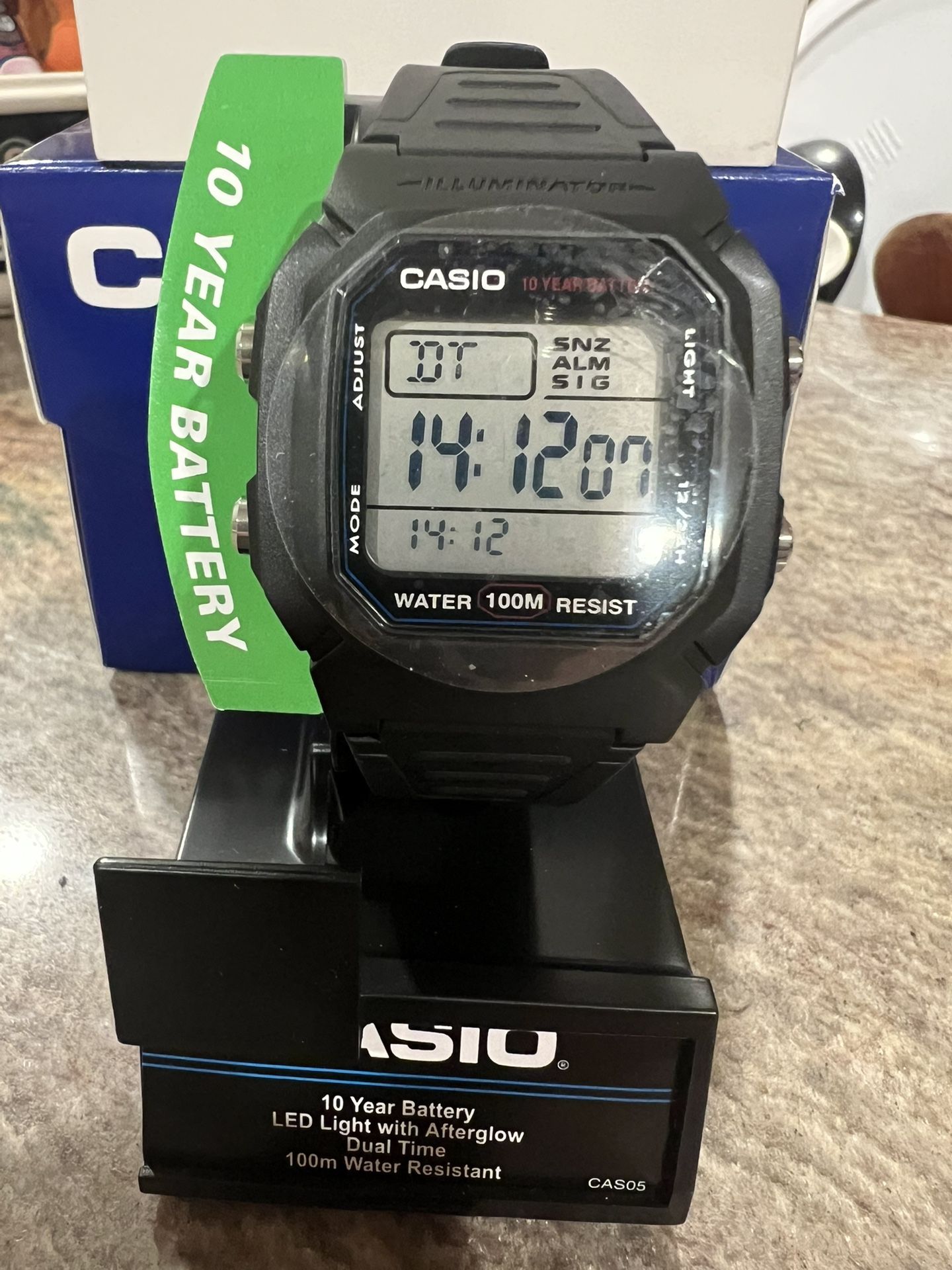 Casio Adult Men's Classic Digital Sport Watch with Resin Band W800H-1AVCf (3240)