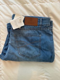 Brunello Cucinelli Light Wash Denim Jeans
