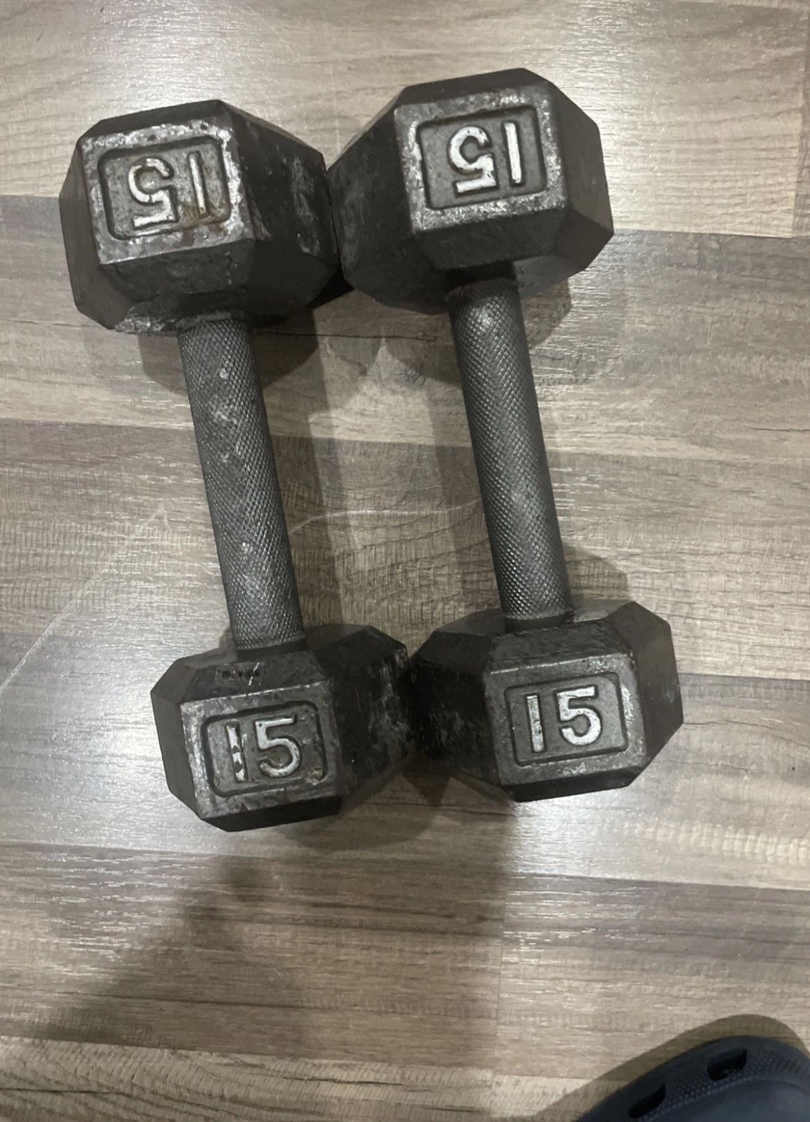 15 Lb Dumbbells Steel