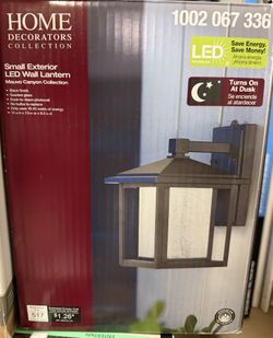 Exterior LED wall lantern