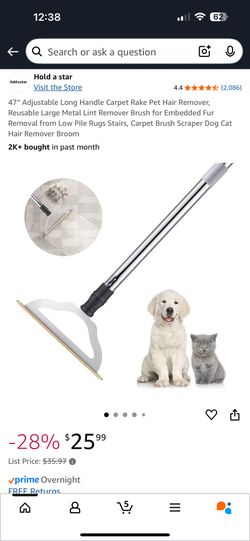Carpet Rake Pet Hair Remover
