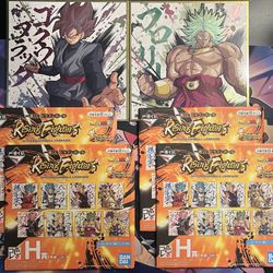 Dragonball Shikishi Rising Fighters Art Boards