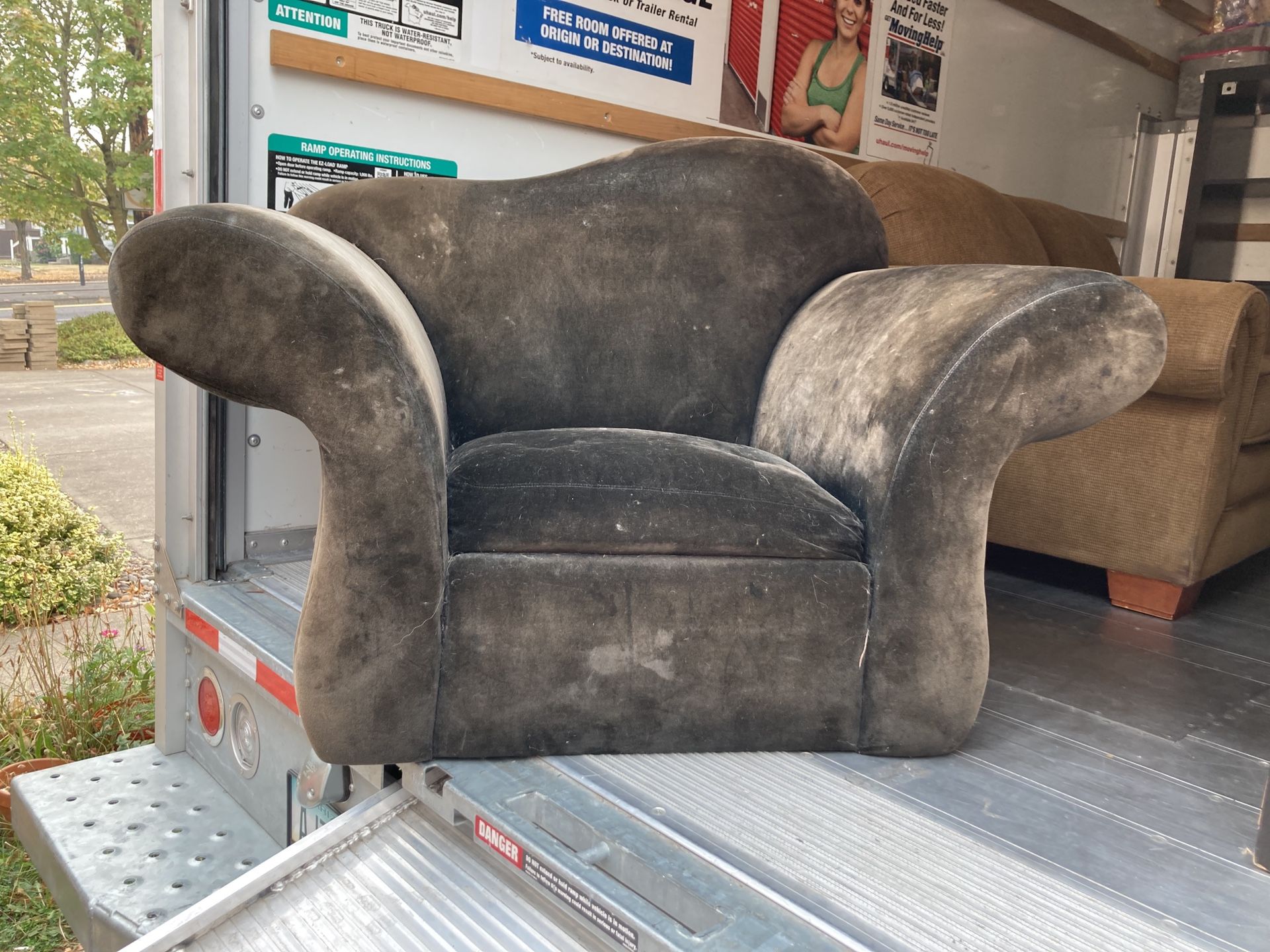 Funky Chair and Ottoman