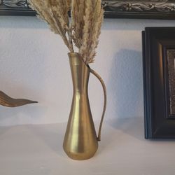 Vintage Brass Bud Vase Made In India