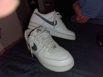 Light grey and black size ten