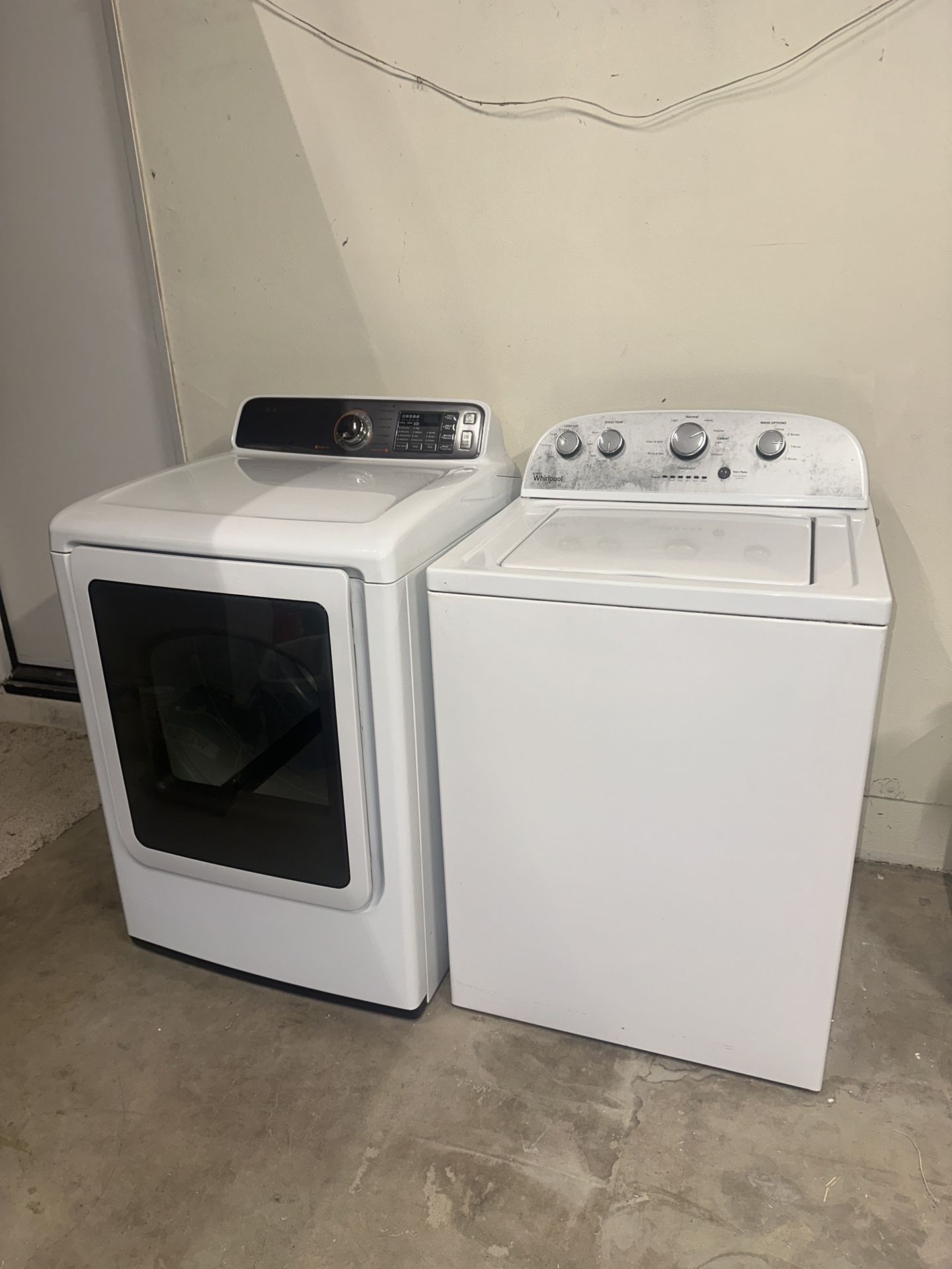 Whirlpool Washer + Samsung Dryer – LOCAL PICKUP – $600