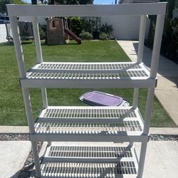4 tier Multi-purpose Garage Storage Shelving Unit in Gray