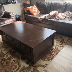 Solid Wood Coffee Table 