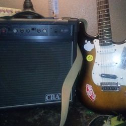Squier Guitar, Crate G-20 And Boss ME-70 For Trade 