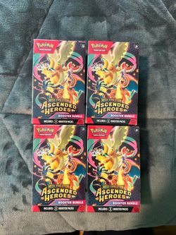 Pokémon Ascended Heroes Booster Bundle Set of 4