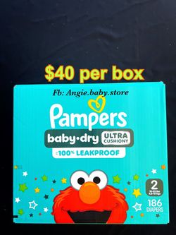Pampers Baby-Dry Size 2 Diapers 186 Count