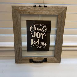 Choose Joy Today Picture In A Refurbished Window Pane Choose joy today picture in a refurbished window pane