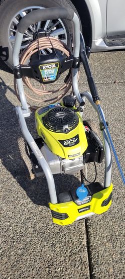 RYOBI PRESSURE WASHER 3100 PSI ,WHIT HONDA MOTOR. 