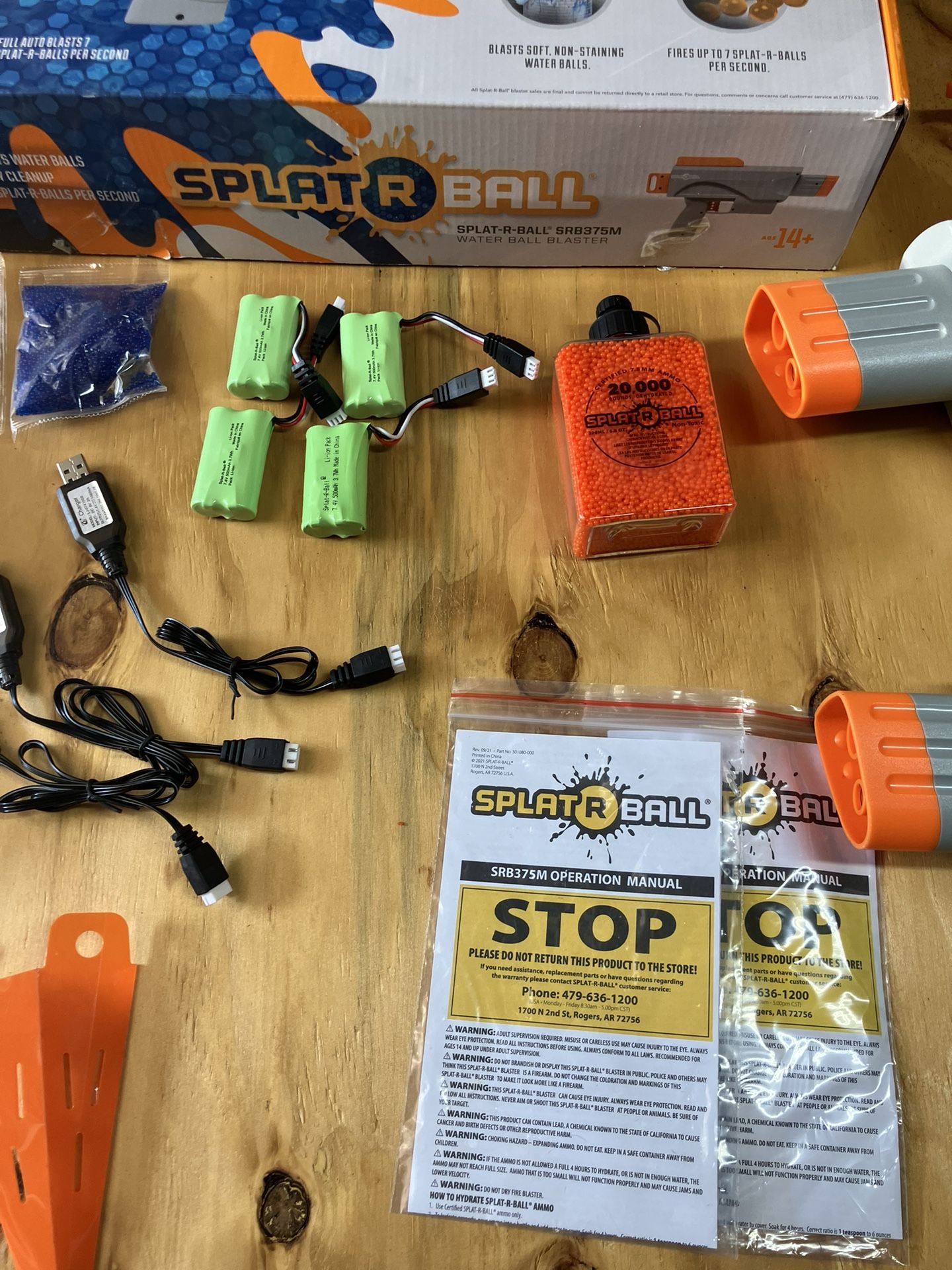 Splat R Ball Orbie Gun Lot (4 Orbie Guns)