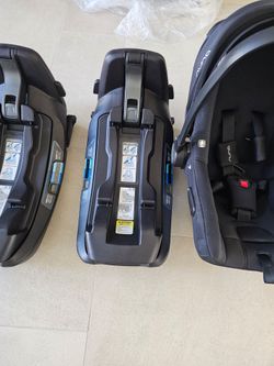 Nuna Pipa Aire Rx Infant Car Seat with Two Bases