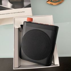 Bluetooth Speaker & Lavalier with 2 Mics